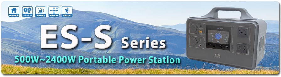 Infographic - MEAN WELL ES-S Portable Energy Storage Power Stations