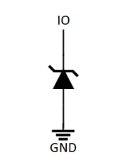 Block Diagram - Texas Instruments TSDx-Q1 Unidirectional TVS Diodes
