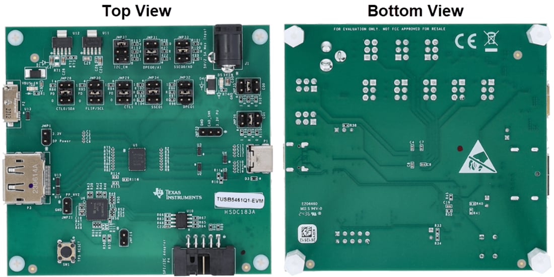 Location Circuit - Texas Instruments TUSB5461Q1-EVM Switch Evaluation Module