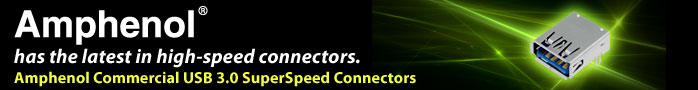 Amphenol Commercial USB 3.0 SuperSpeed連接器