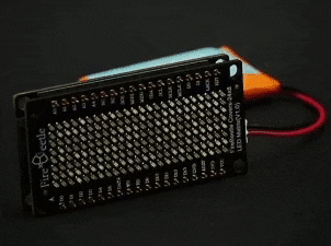 24×8 LED Matrix display