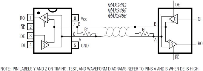 MAX348x Typical Operating Circuit