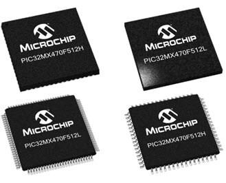 Microchip PIC32MX470 32-bit Microcontrollers