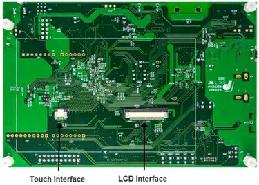NXP Semiconductors MIMXRT1050-EVK Evaluation Kit - Board Layout - Back NXP Semiconductors MIMXRT1050-EVK Evaluation Kit - Board Layout - Back