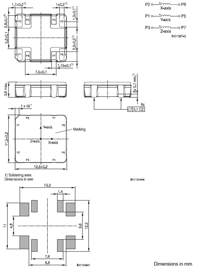 TDK B82453C*A Dimensions
