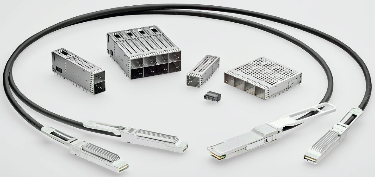TE Connectivity microQSFP 28Gbps Interconnect Solutions