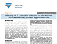 應用筆記:為非隔離式轉換器選擇IHLP複合電感器 應用筆記:為非隔離式轉換器選擇IHLP複合電感器