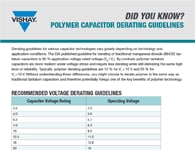 您知道嗎?:聚合物電容器降額指引 您知道嗎?:聚合物電容器降額指引