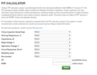 設計工具:FIT計算器 設計工具:FIT計算器