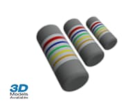 3D模型:MELF電阻器 3D模型:MELF電阻器